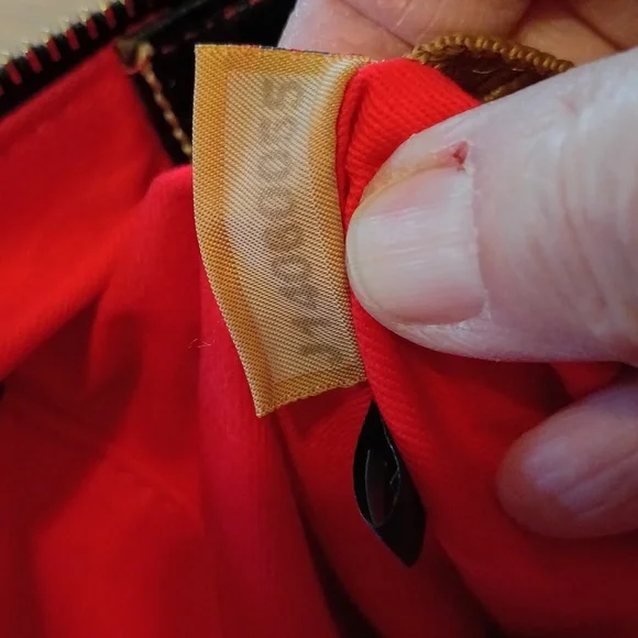 Dooney & Bourke Ostrich Embossed  Tote With Large Tassel - Picture 12 of 13